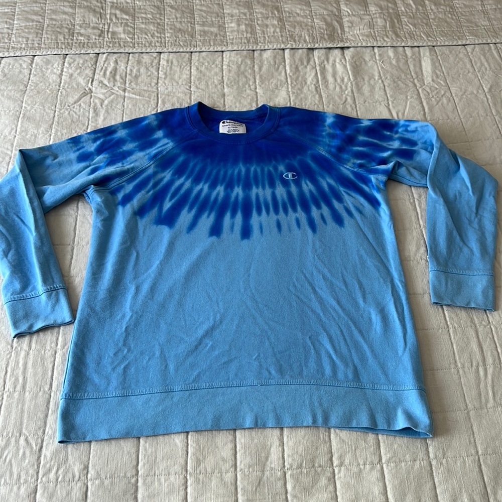 Champion Tie Dye Crewneck Sweatshirt